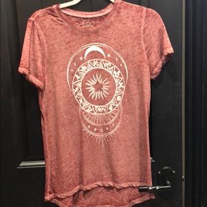 Pink hippie T-shirt